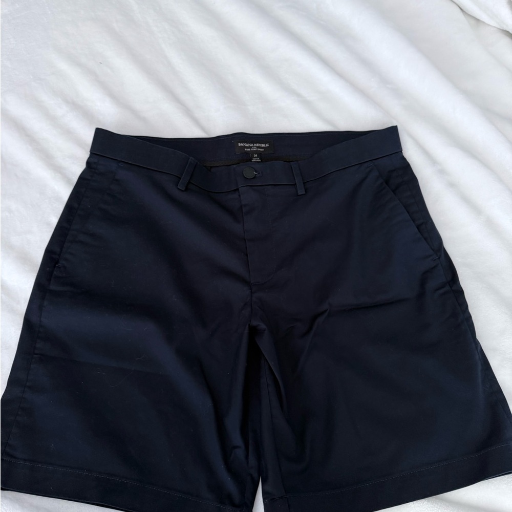 Banana Republic Core Temp Navy Blue Shorts